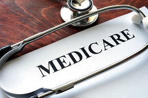 medicare written on a paper and stethoscope
